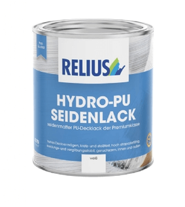 relius hydro-pu seidenlack wit 0.75 ltr