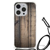 iPhone 14 Pro Stevig Telefoonhoesje Steigerhout