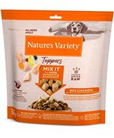 Nature's Variety - Freezed Dried - toppers voor honden met kip - 15 g