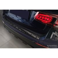 Zwart RVS Bumper beschermer passend voor Mercedes GLC (X253) 2015-2019 & Facelift 2019- 'STRONG AV254006 - thumbnail