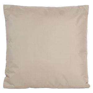 Buiten of tuin sier kussens - taupe - 45 x 45 cm - binnen/buiten - tuinbank