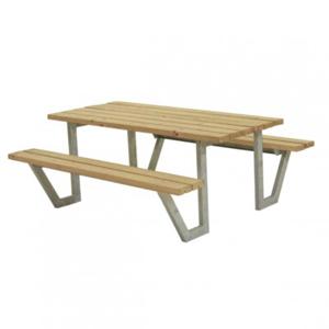 ThermoWood® Picknicktafel Stalen Frame Wega