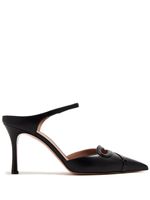 Malone Souliers mules Bonnie 90 mm en cuir - Noir