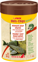 Sera Wels-Chips Nature 100ml (38g) - Natuurlijk Hoofdvoer voor Bodemvissen zonder Conserveermiddelen - thumbnail