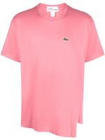 Comme Des Garçons Shirt x Lacoste t-shirt à design asymétrique - Rose