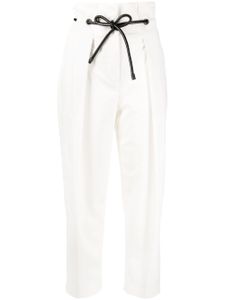 3.1 Phillip Lim pantalon de tailleur à taille haute - Blanc