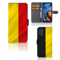 Motorola Moto E32 | Moto E32s Bookstyle Case Belgische Vlag - thumbnail