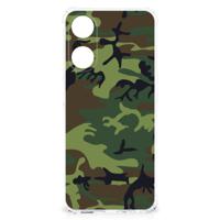 OPPO A58 | A78 5G Doorzichtige Silicone Hoesje Army Dark