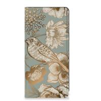 Smart Cover voor Xiaomi Redmi Note 13 Pro Plus Vintage Bird Flowers