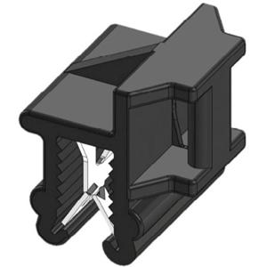 WKK 50099 Kabelbinder 200 mm 4.80 mm Zwart Kabelbundeling zijmontage, Hittegestabiliseerd, Weerstabiel 1 stuk(s)