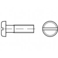 TOOLCRAFT TO-5360595 Platkopschroeven M5 70 mm Sleuf RVS A2 500 stuk(s)