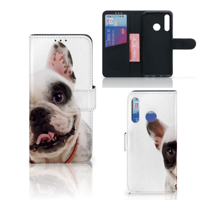 Huawei P Smart Plus (2019) Telefoonhoesje met Pasjes Franse Bulldog