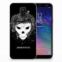 Silicone Back Case Samsung Galaxy A6 (2018) Skull Hair - thumbnail