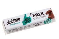 De Bron Chocolade melk reep suikervrij (42 gr)