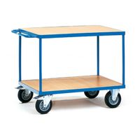 Fetra Hauptartikel 2400 Tafelwagen Staal Poedercoating Laadvermogen (max.): 400 kg Stralend blauw (RAL 5007) - thumbnail