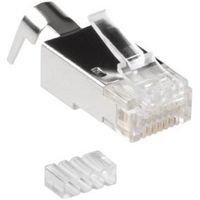 ACT RJ45 (8P/8C) CAT6A afgeschermde modulaire connector voor ronde kabel - thumbnail