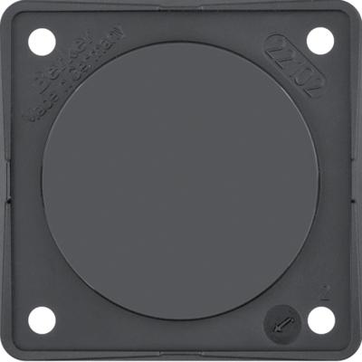 Hager berker Integro blindpaat, zwart