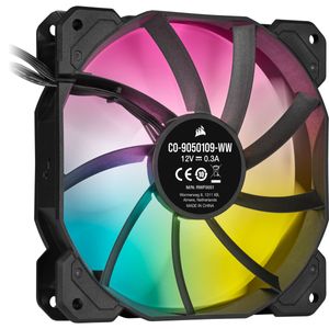 Corsair SP120 RGB ELITE Computer behuizing Ventilator 12 cm Zwart 3 stuk(s)