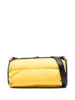 Moncler sac porté épaule matelassé à logo - Jaune