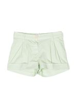 Il Gufo short en coton à taille élastiquée - Vert