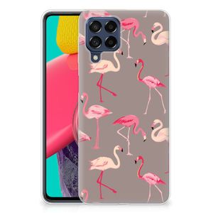 Samsung Galaxy M53 TPU Hoesje Flamingo