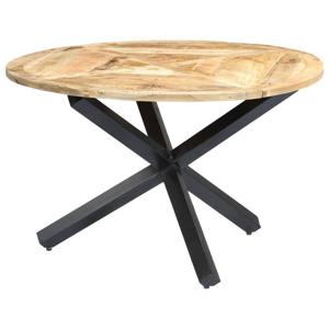 Eettafel rond 120x76 cm massief mangohout SKU: V282762