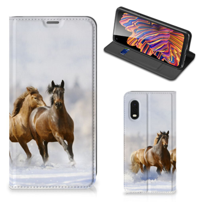 Samsung Xcover Pro Hoesje maken Paarden Samsung Xcover Pro Hoesje maken Paarden