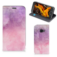 Bookcase Samsung Galaxy Xcover 4s Pink Purple Paint - thumbnail