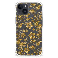 iPhone 15 Case Gouden Bloemen