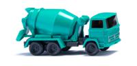 Wiking 0945 08 N Vrachtwagen Mercedes Benz Betonmixer waterblauw - thumbnail