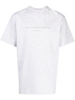 Alexander Wang t-shirt pailleté à logo en relief - Gris - thumbnail