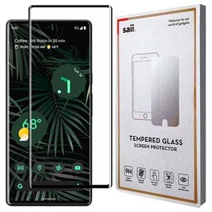 Saii 3D Premium Google Pixel 6 Pro Screenprotector van gehard glas - 9H - 2 St.