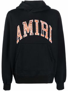 AMIRI hoodie à logo brodé - Noir