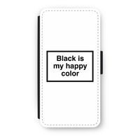 Black is my happy color: iPhone 7 Plus Flip Hoesje - thumbnail