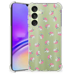 Doorzichtige Silicone Hoesje voor Samsung Galaxy A35 Unicorns