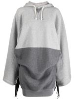 Junya Watanabe sweat à capuche colour block - Gris