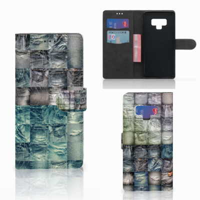 Wallet Case met Pasjes Samsung Galaxy Note 9 Spijkerbroeken