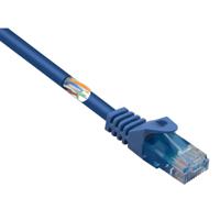 Basetech BT-2270726 RJ45 Netwerkkabel, patchkabel CAT 5e U/UTP 0.50 m Blauw Snagless 1 stuk(s) - thumbnail