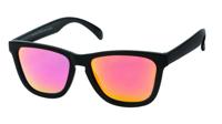 Kost zonnebril unisex wayfarer rood/zwart (PZ20 020)