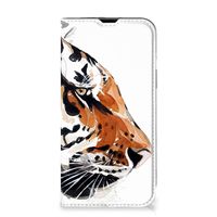 Bookcase iPhone 14 Watercolor Tiger