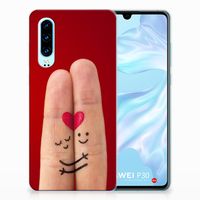 Huawei P30 Silicone Back Cover Liefde - Origineel Romantisch Cadeau - thumbnail