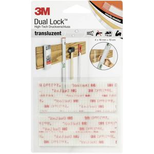 3M DL-HT Klittenband Om vast te plakken Paddenstoel (l x b) 100 mm x 19 mm Transparant 4 stuk(s)