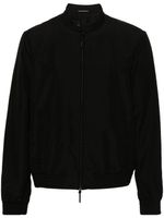 Emporio Armani veste bomber à fermeture zippée - Noir - thumbnail