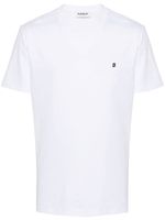 DONDUP t-shirt en coton à logo brodé - Blanc