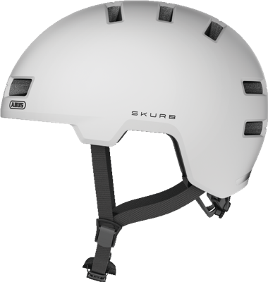 Abus Skurb fietshelm (Kleur: wit, Maat: M)