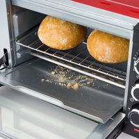 Korona 57005 grill-oven 14 l 1200 W Zwart, Rood - thumbnail