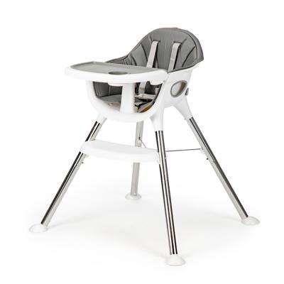 Viking Choice  Kinderstoel - eetstoel - wit met grijs - 72x71x83 cm