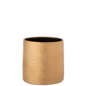 J-Line bloempot Gatsby - keramiek - goud - large - Ø 24.00 cm