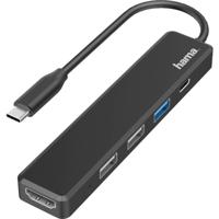 Hama USB-C dockingstation Geschikt voor merk (dockingstation): Universeel Incl. laadfunctie, USB-C Power Delivery - thumbnail