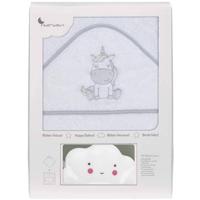 Interbaby Badcape En Nachtlamp 100 Cm Katoen Wit 2-delig